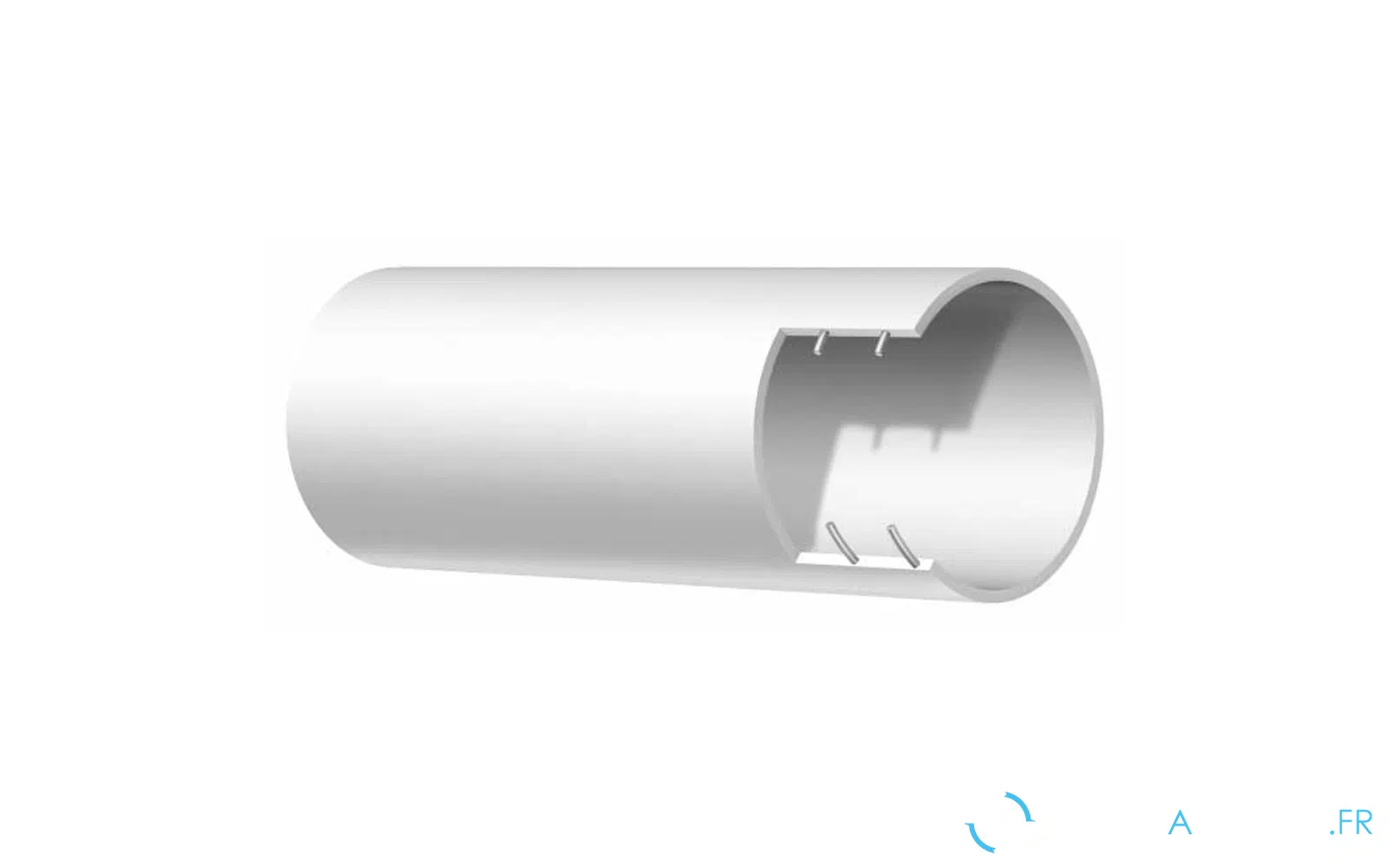 slider 0 Tuyau sanitaire avec spirale