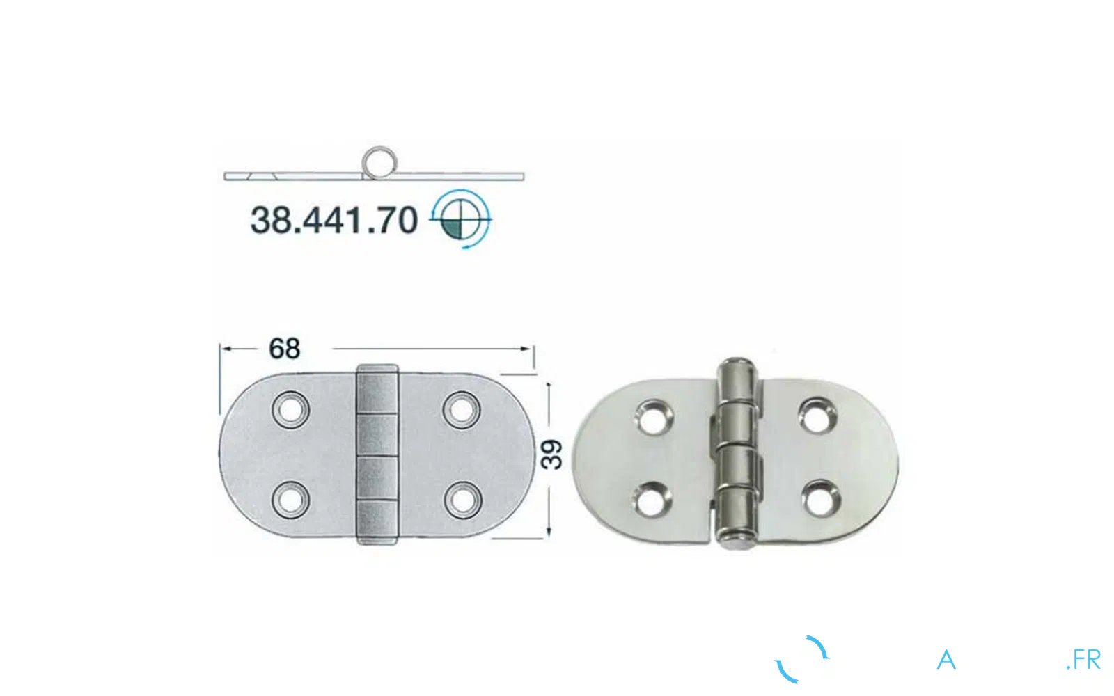 slider 0 Charnière de trappe