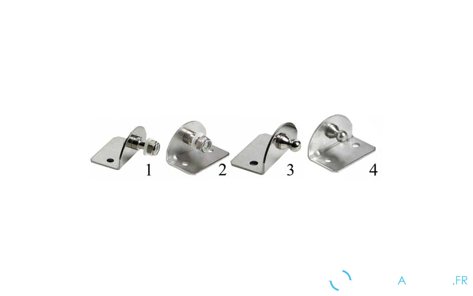 slider 0 Plaque de fixation inox 90º extérieure