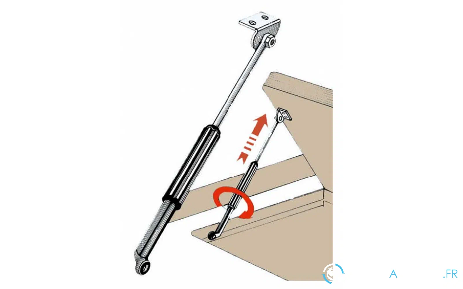 slider 0 Compas de panneau télescopiques 220 - 480 mm