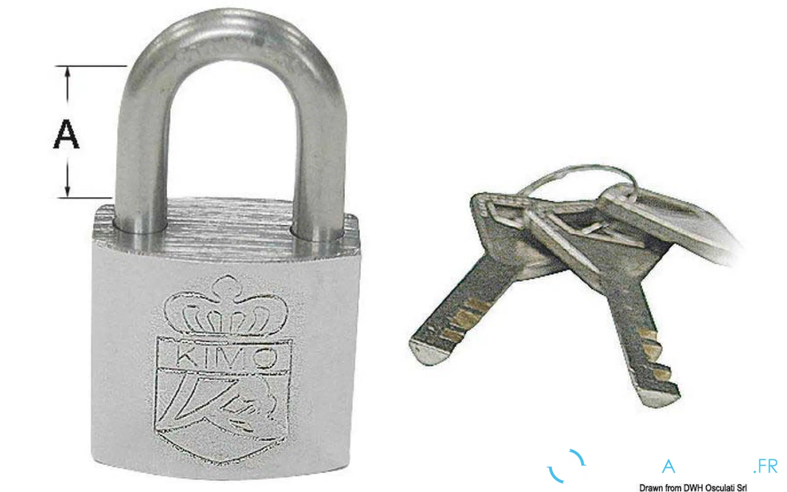 slider 0 Cadenas, lot de 4 pièces
