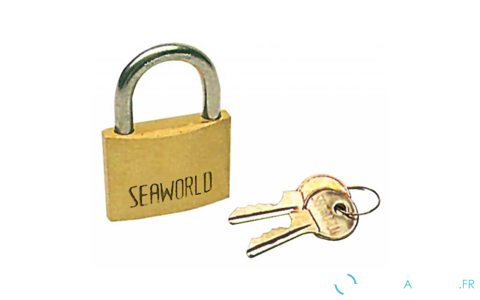 slider 0 Cadenas en bronze avec anse en inox