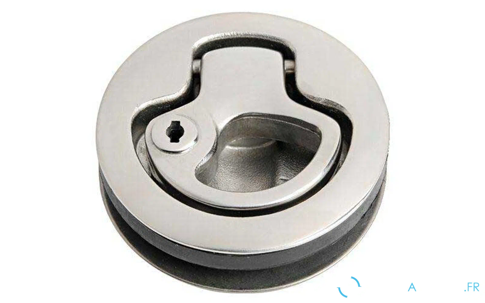 slider 0 Anneau de trappe / fermeture de porte en acier inoxydable avec butée et serrure