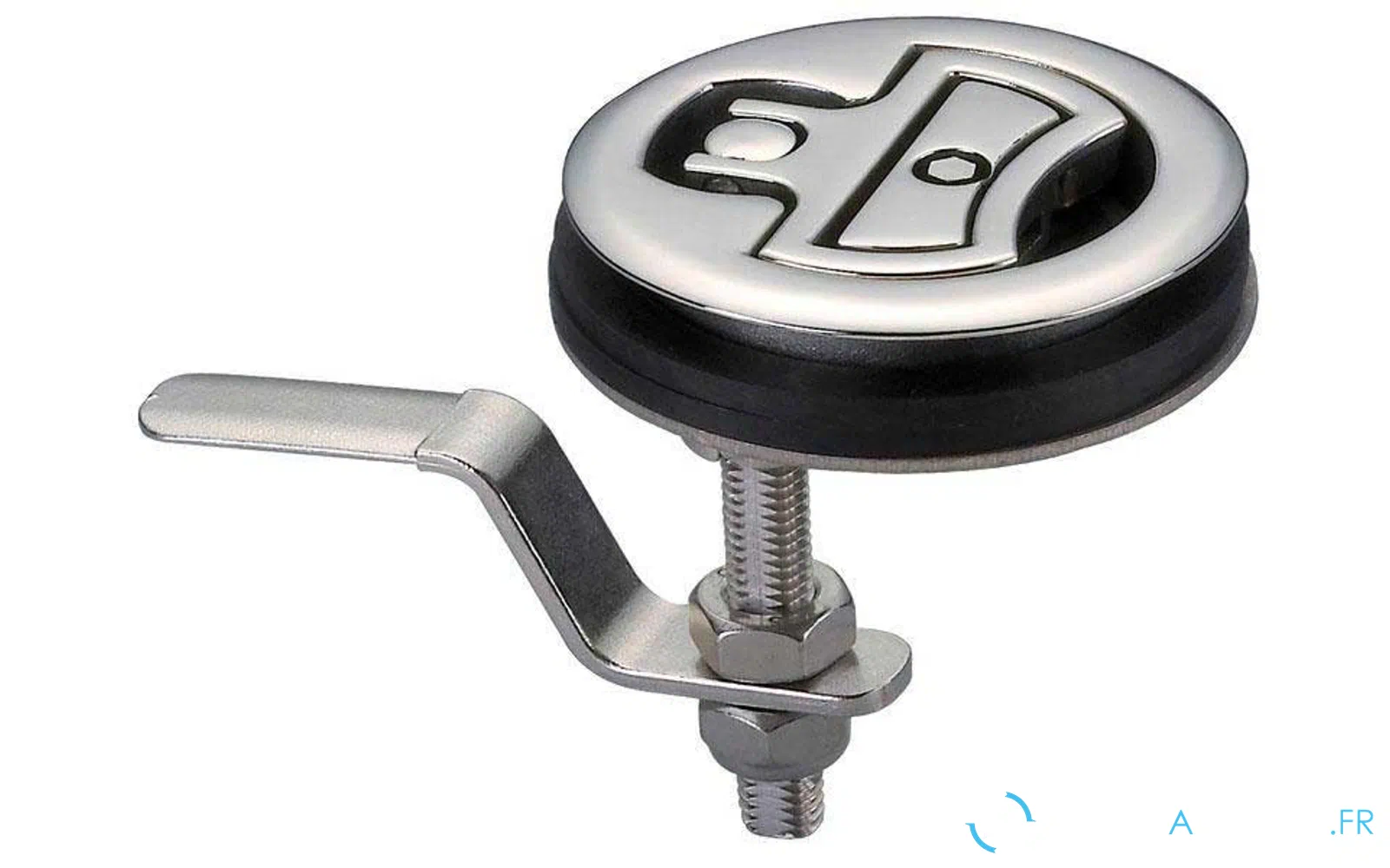 slider 0 Fermeture de trappe de plancher et de porte avec système à came excentrique en inox avec serrure Ø75