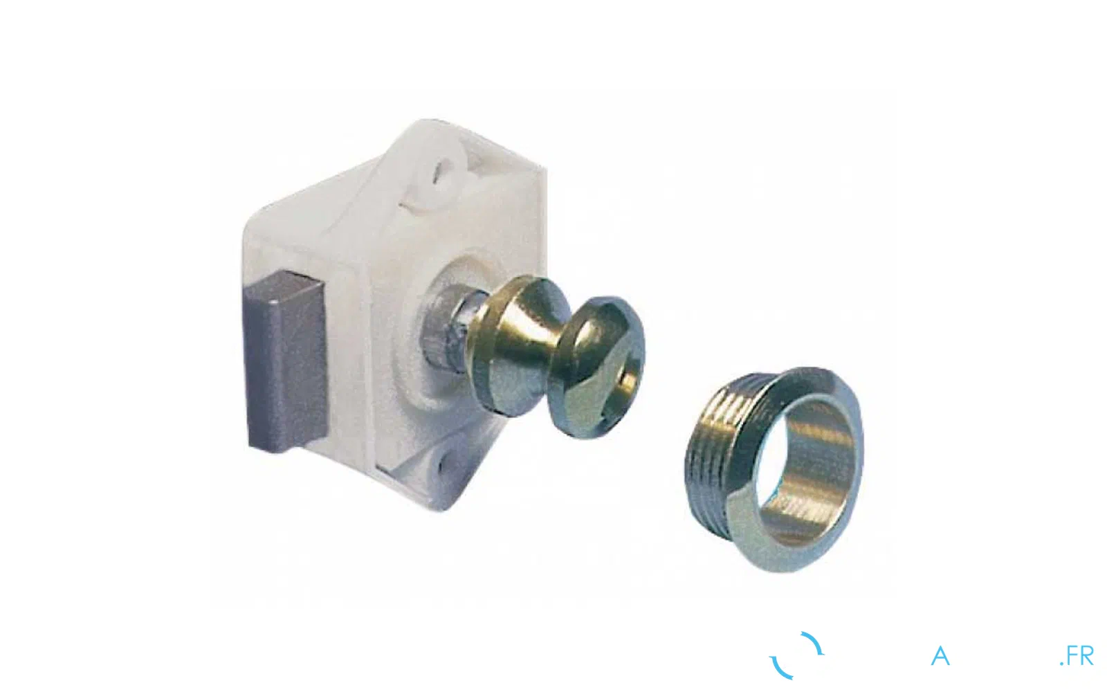 slider 0 Fermeture à bouton-pression en laiton chromé, y compris bouton-pression