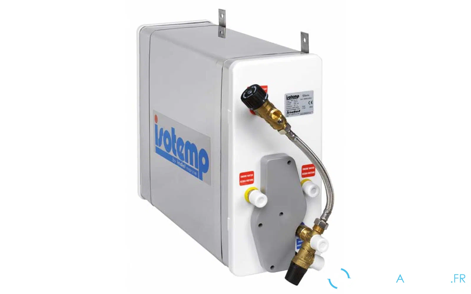 slider 0 Chauffe-eau Isoterm rectangulaire en acier inoxydable