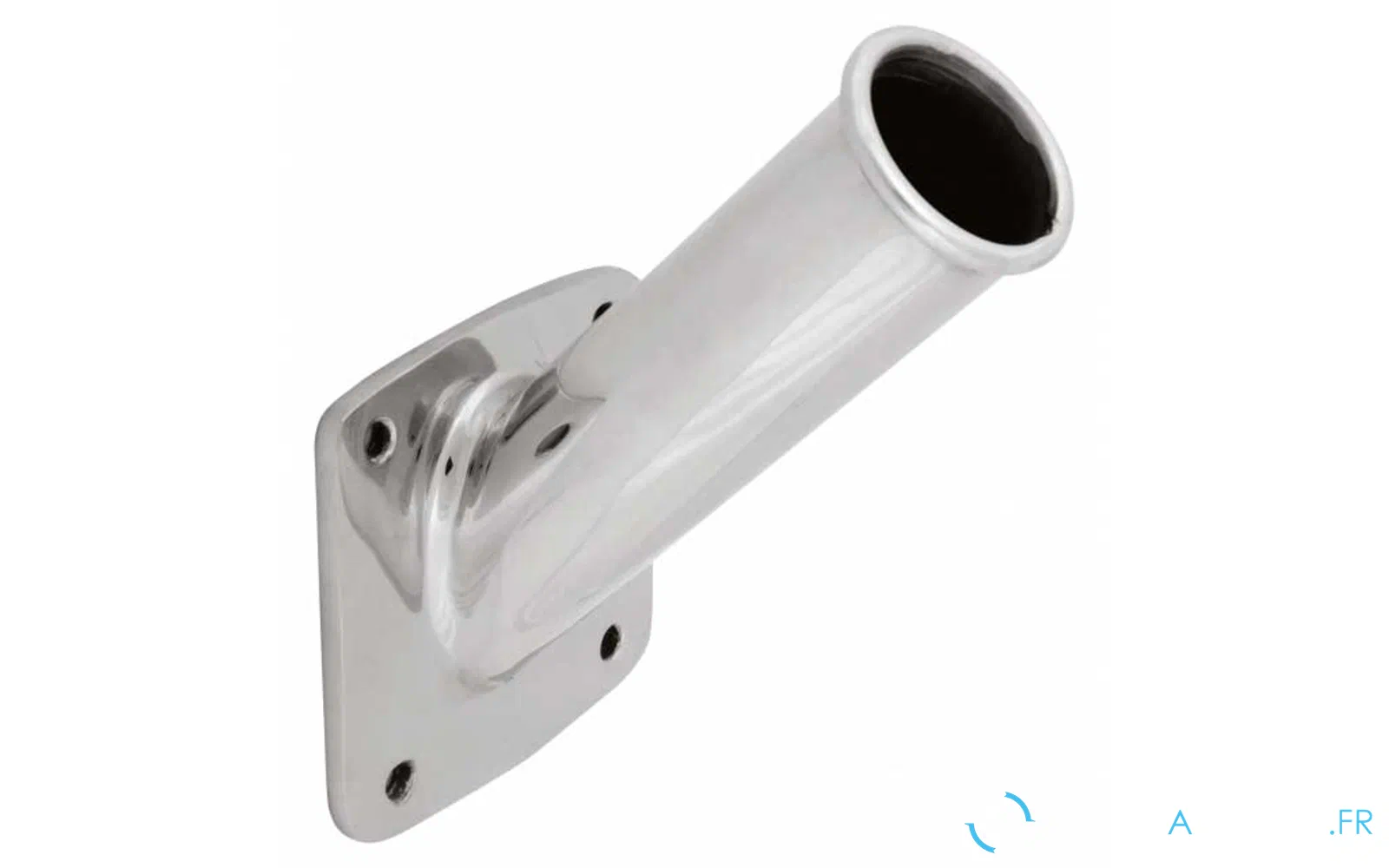 slider 0 Support de mât de pavillon mural en inox RVS304