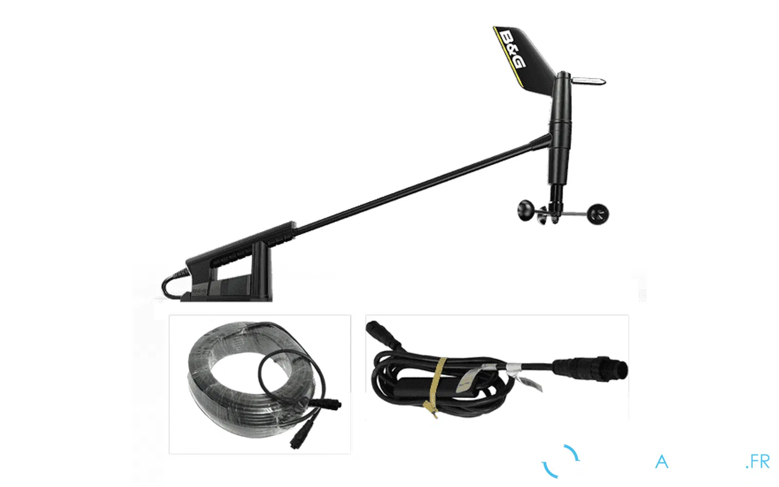 slider 0 Pack vent WS310 filaire avec interface et câble de mât de 20 m