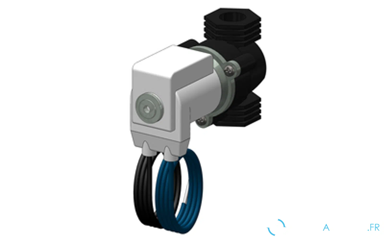 slider 0 Électrovanne 12V DC noire