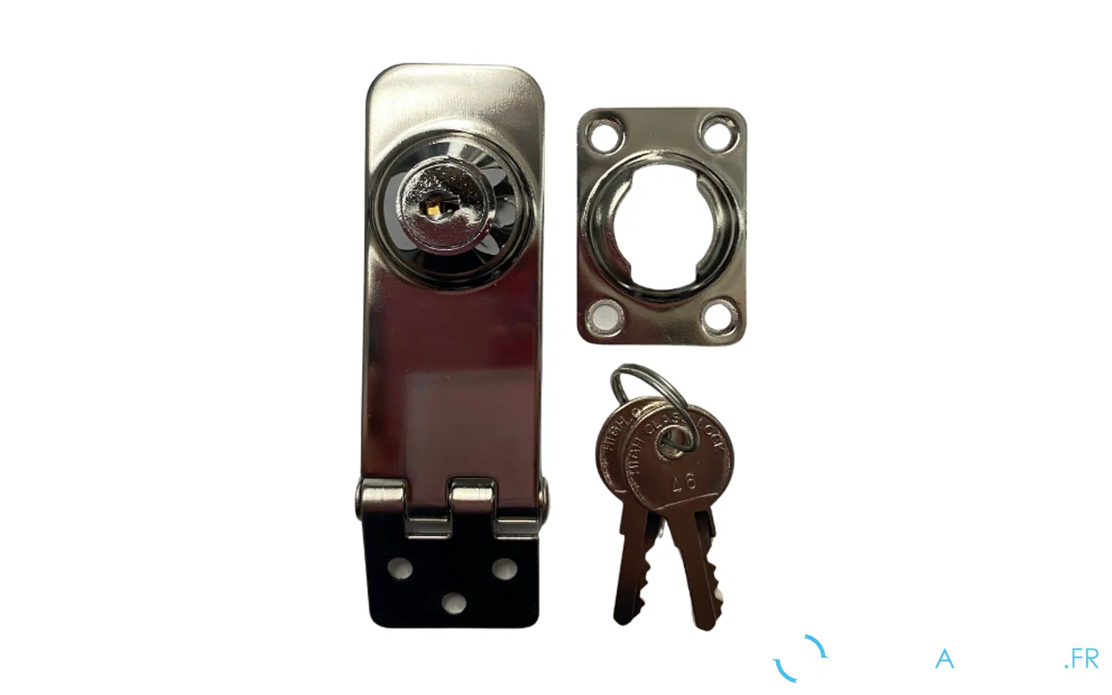 slider 0 Grenouillère en inox 76x30 mm verrouillable