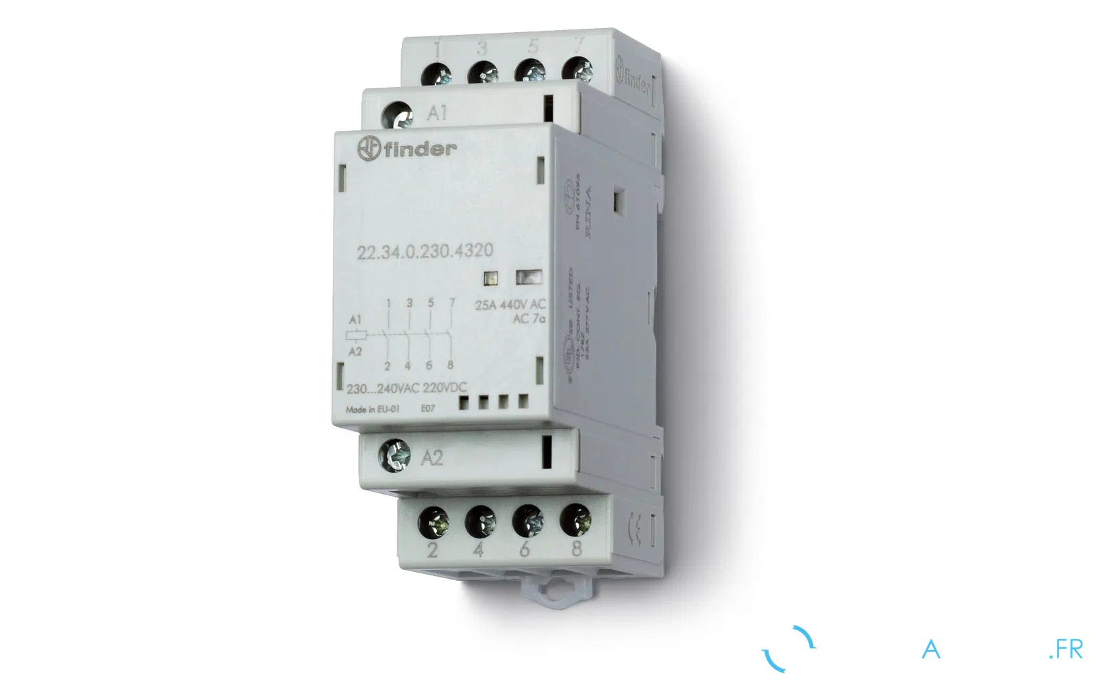 slider 0 Finder relais 25A 4M 24V VUC