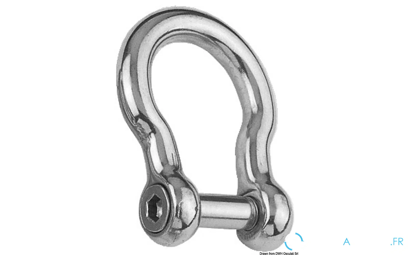 slider 0 Manille lyre inox 316