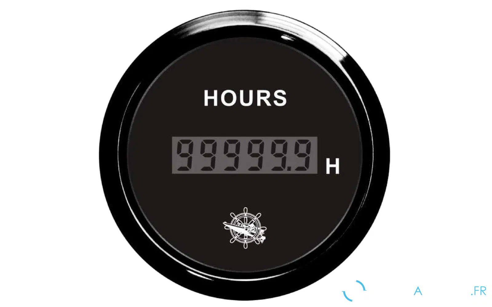 slider 0 Compteur d’heures numérique Osculati noir/noir