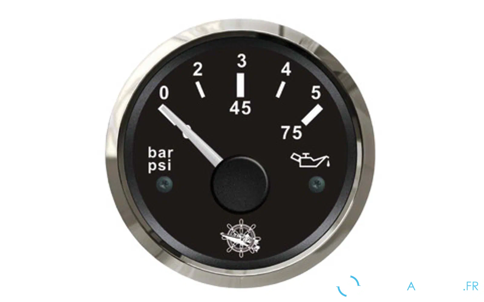 slider 0 Indicateur de pression d’huile Osculati 0/5 bar noir/brillant