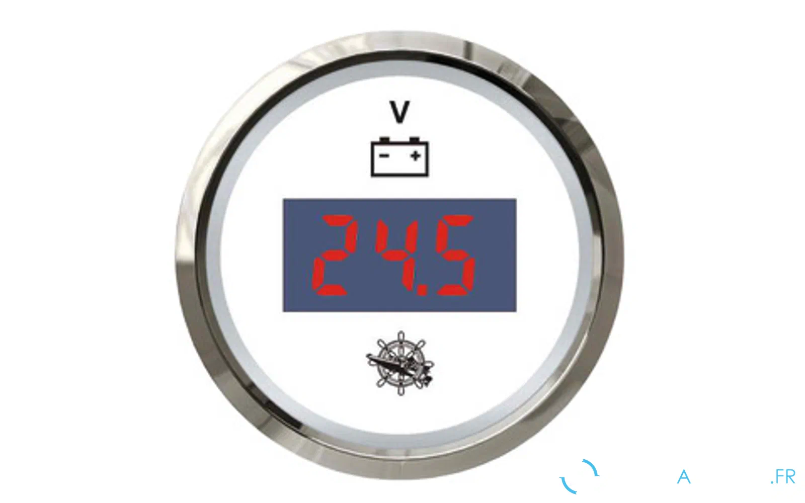 slider 0 Voltmètre numérique Osculati 8/32V blanc/brillant