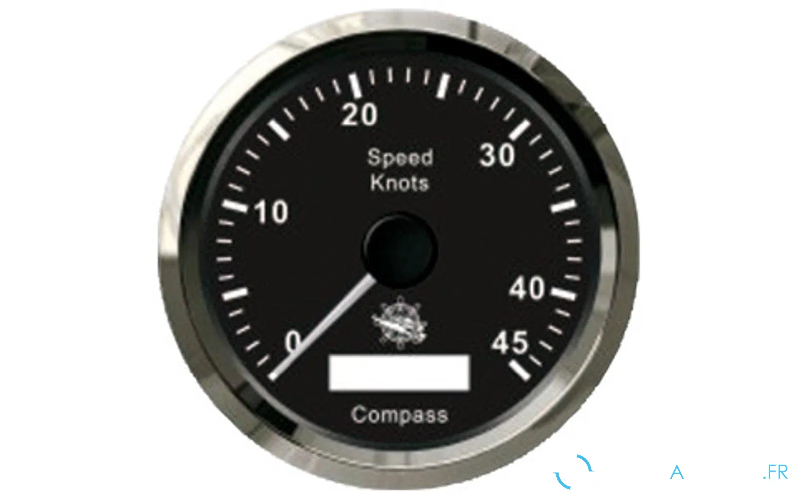 slider 0 Compteur de vitesse Osculati avec compas GPS noir/brillant