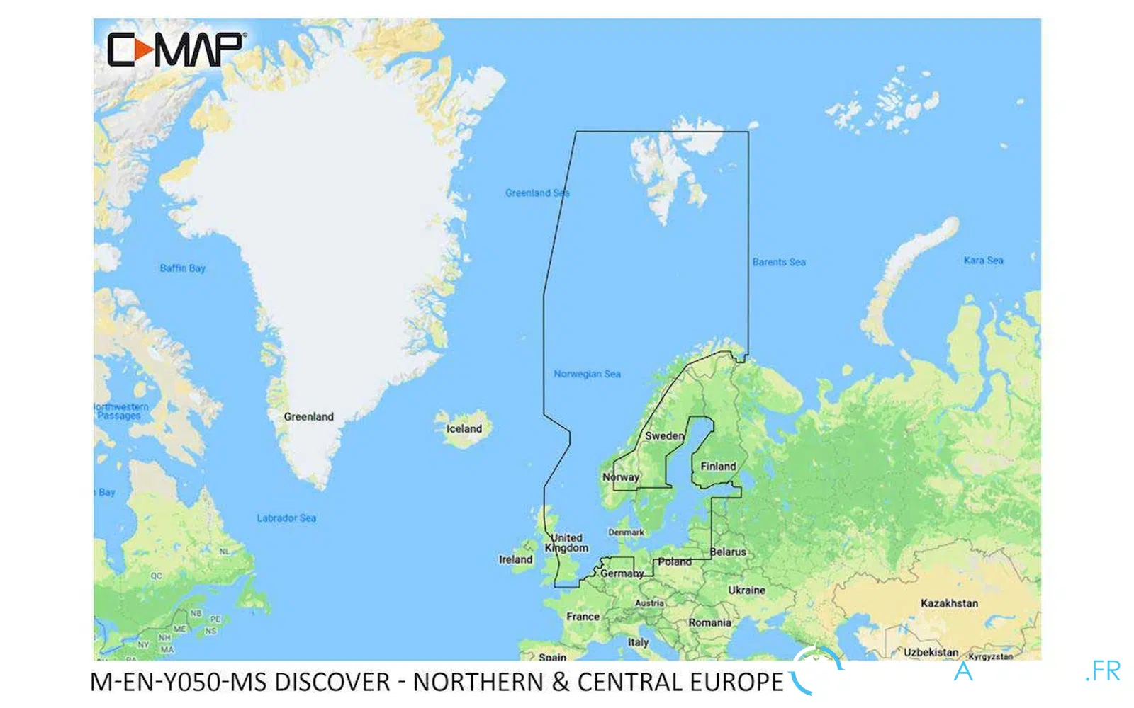 slider 0 C-MAP DISCOVER - Europe du Nord et centrale