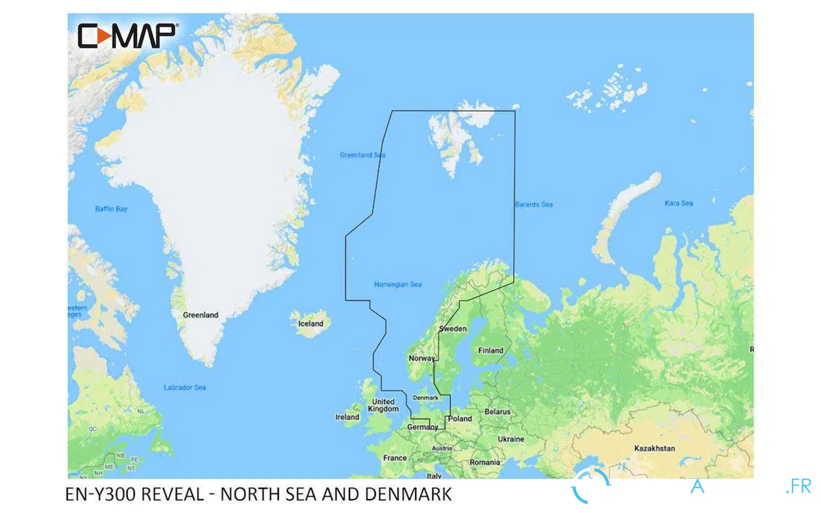 slider 0 C-MAP REVEAL - Mer du Nord & Danemark