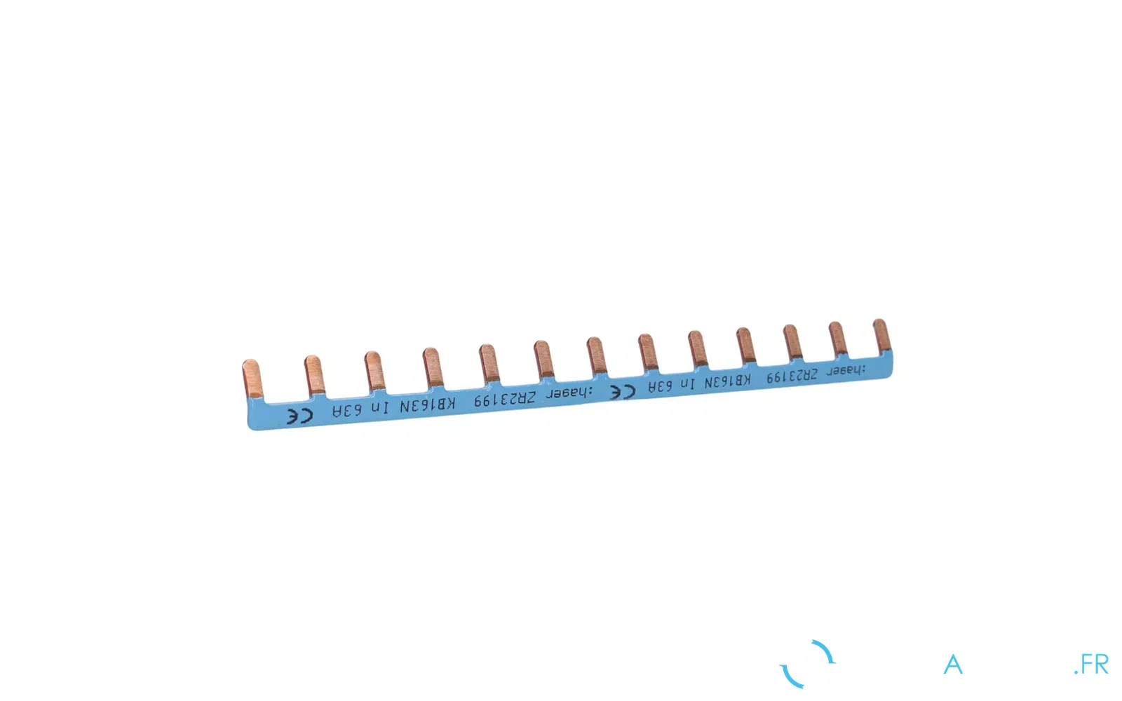 slider 0 Peigne de raccordement Hager KB163N bleu 10 mm² 63A