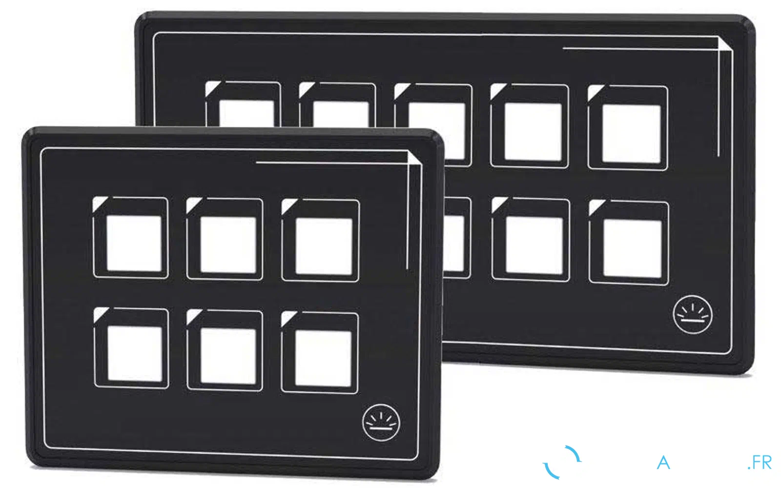 slider 0 Panneau électrique avec commande tactile