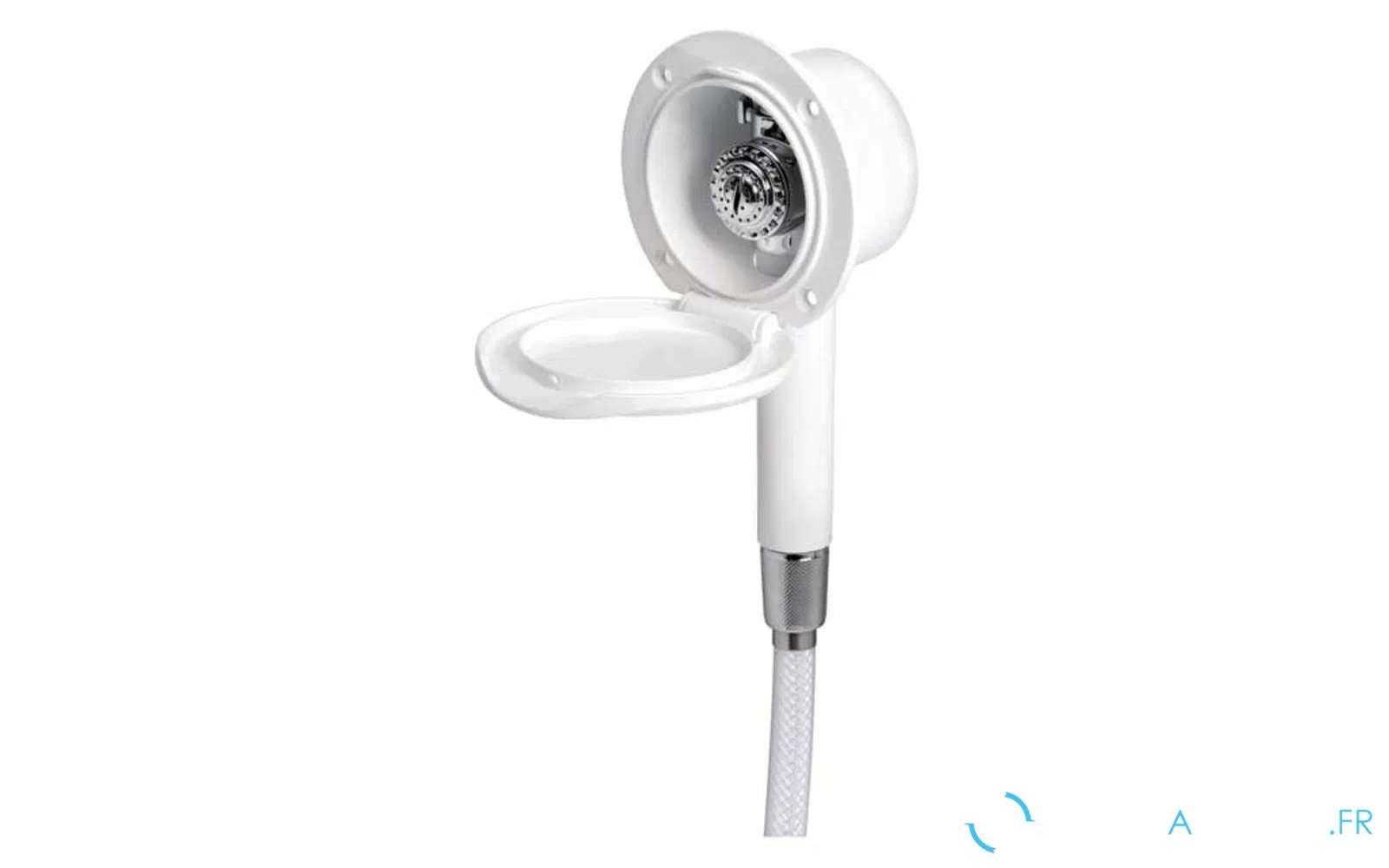 slider 0 Flexible de douche en acier inoxydable poli 2,5 m