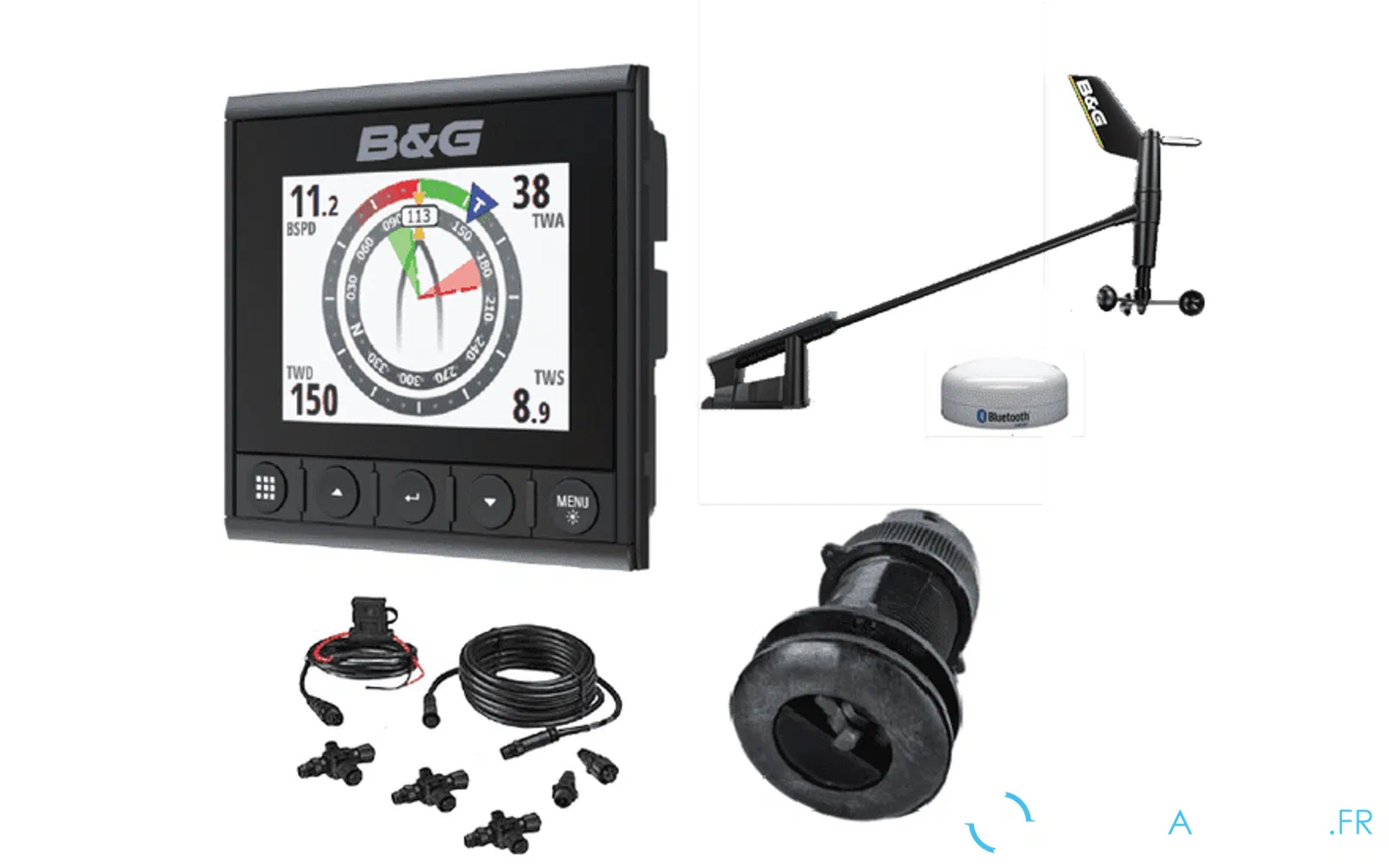 slider 0 Pack capteur de vitesse/profondeur/vent Triton² (sans fil)