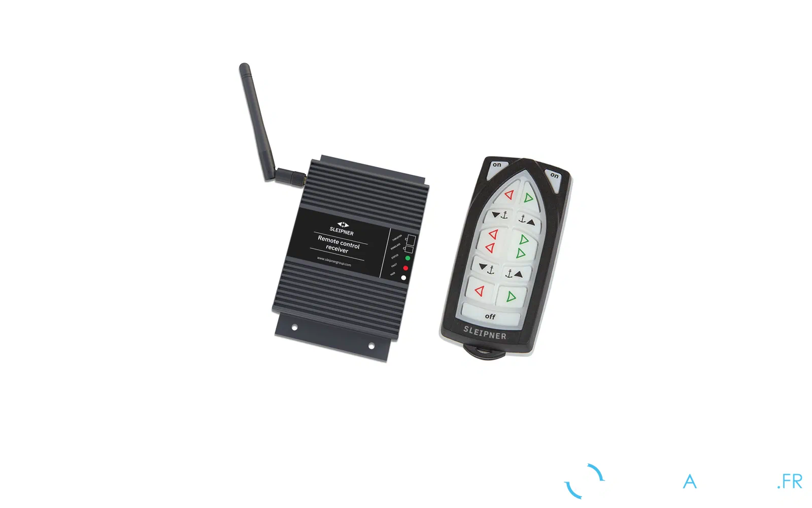 slider 0 Télécommande sans fil Side-Power 2x propulseur d’étrave + 2x guindeau