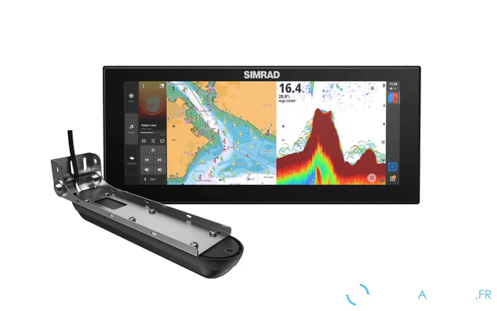 slider 0 Simrad NSX 3012 UW Al 3-en-1, ROW