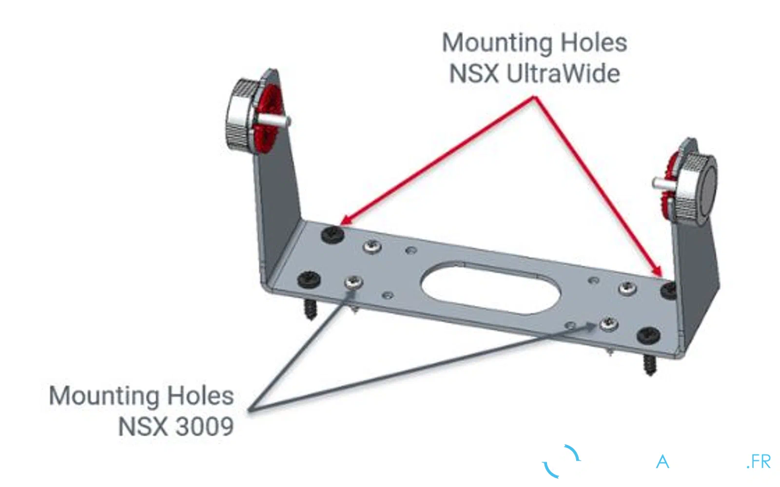 slider 0 support de montage NSX 3015UW