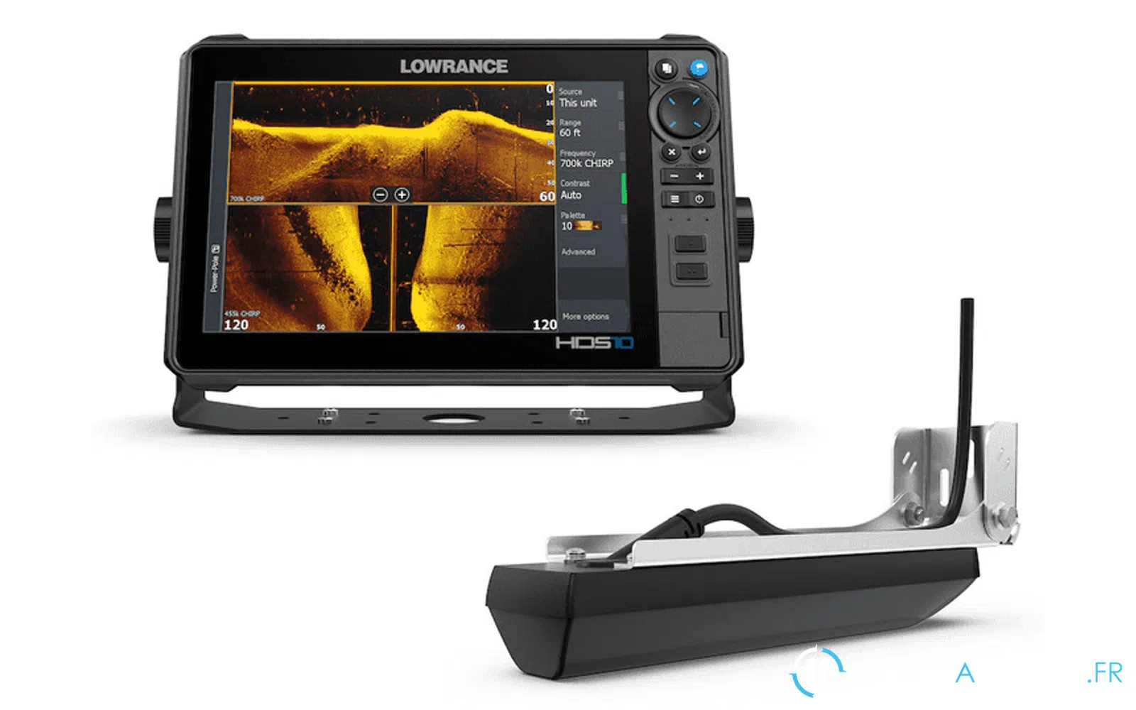 slider 0 HDS-10 PRO avec sonde ActiveImaging™ HD 3-en-1