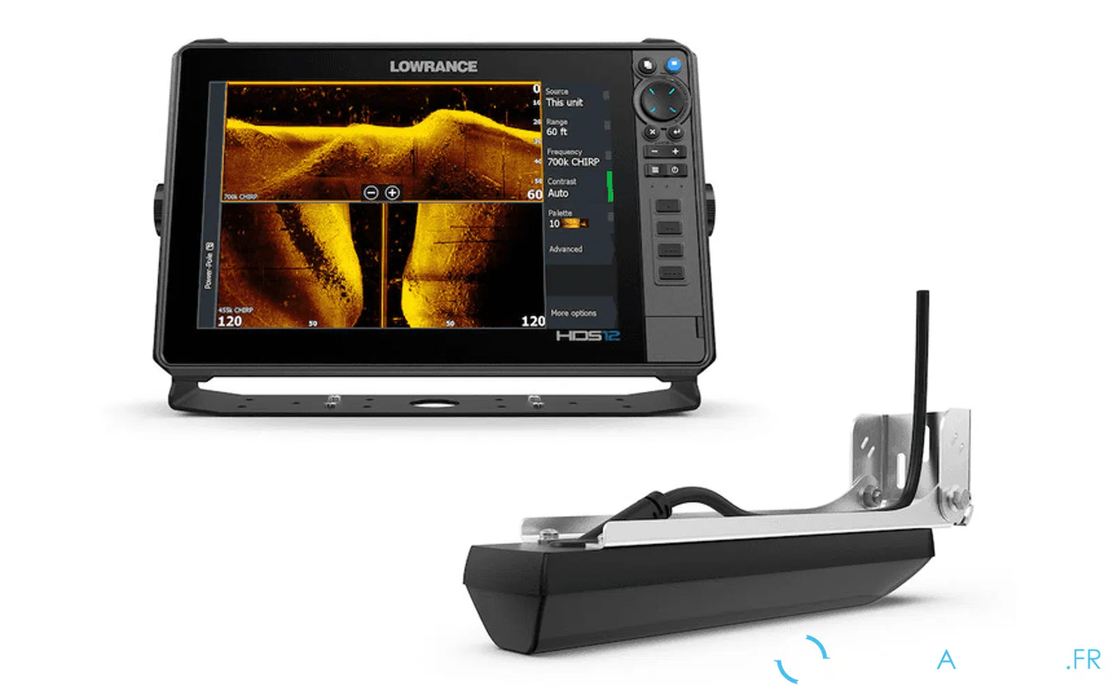 slider 0 HDS-12 PRO avec transducteur ActiveImaging™ HD 3-en-1