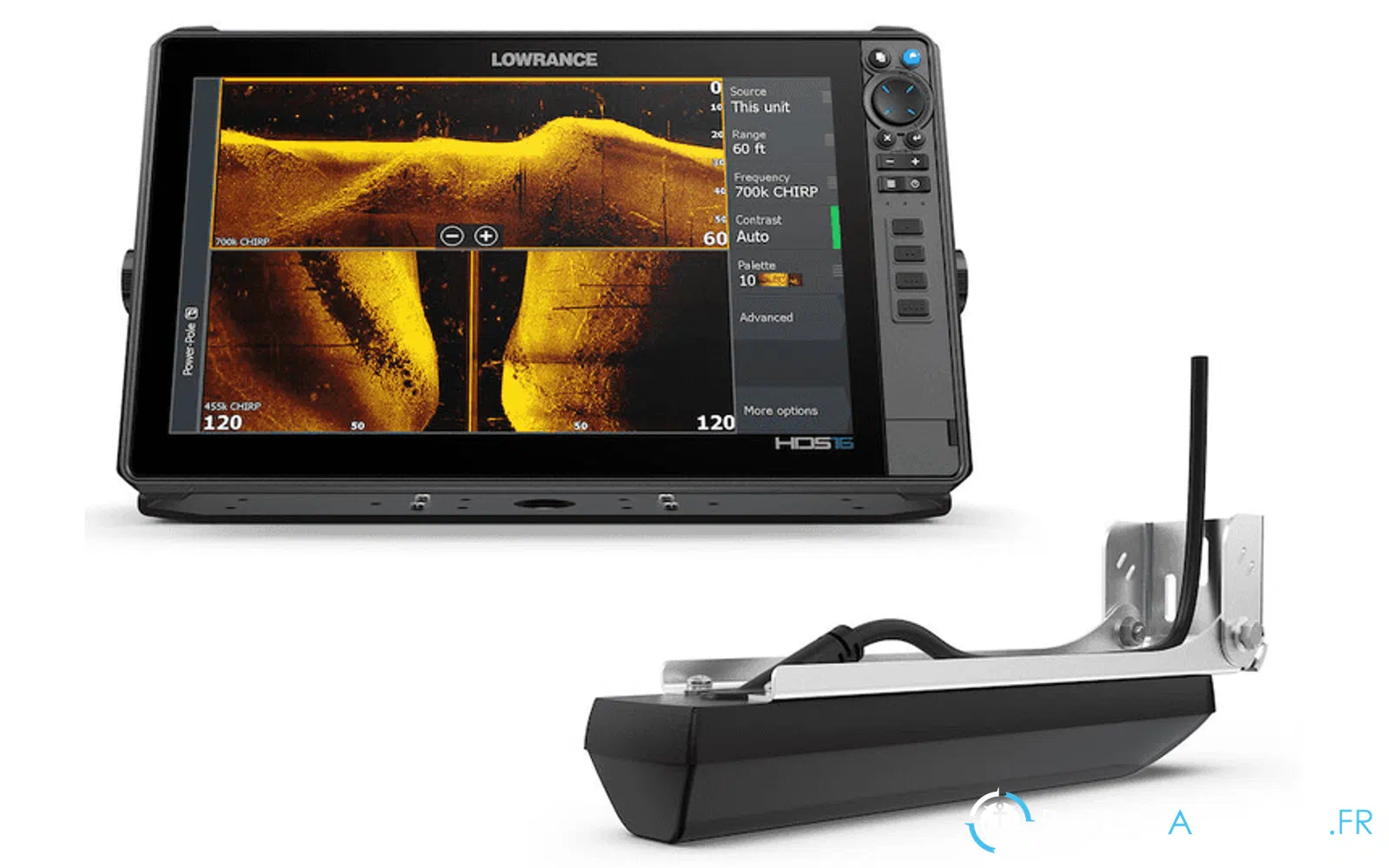 slider 0 HDS-16 PRO avec transducteur ActiveImaging™ HD 3-en-1