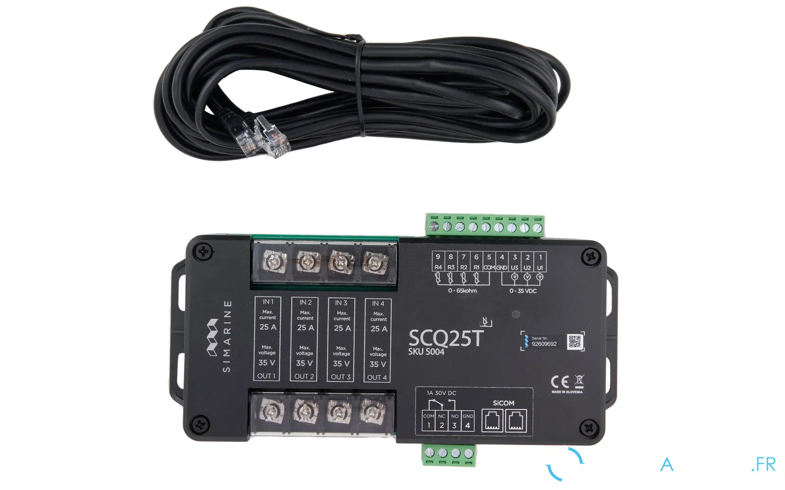 slider 0 SCQ25T quadro shunt + module de réservoir