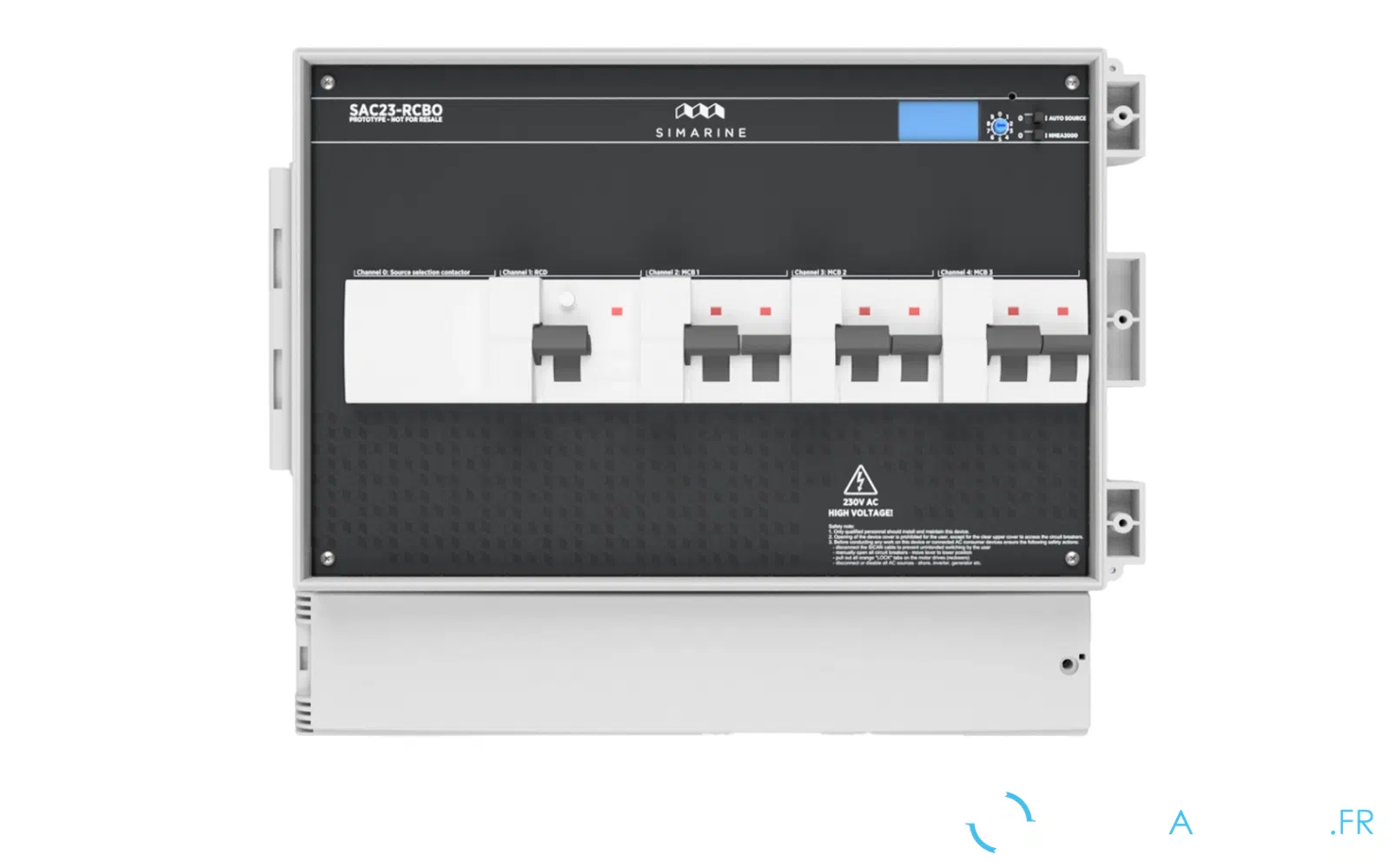 slider 0 Unité de distribution AC SAC23R-RCBO verte
