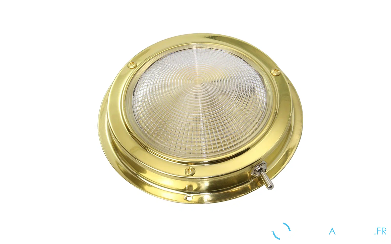 slider 0 Lampe de lecture en laiton + lampe halogène 12V/20W