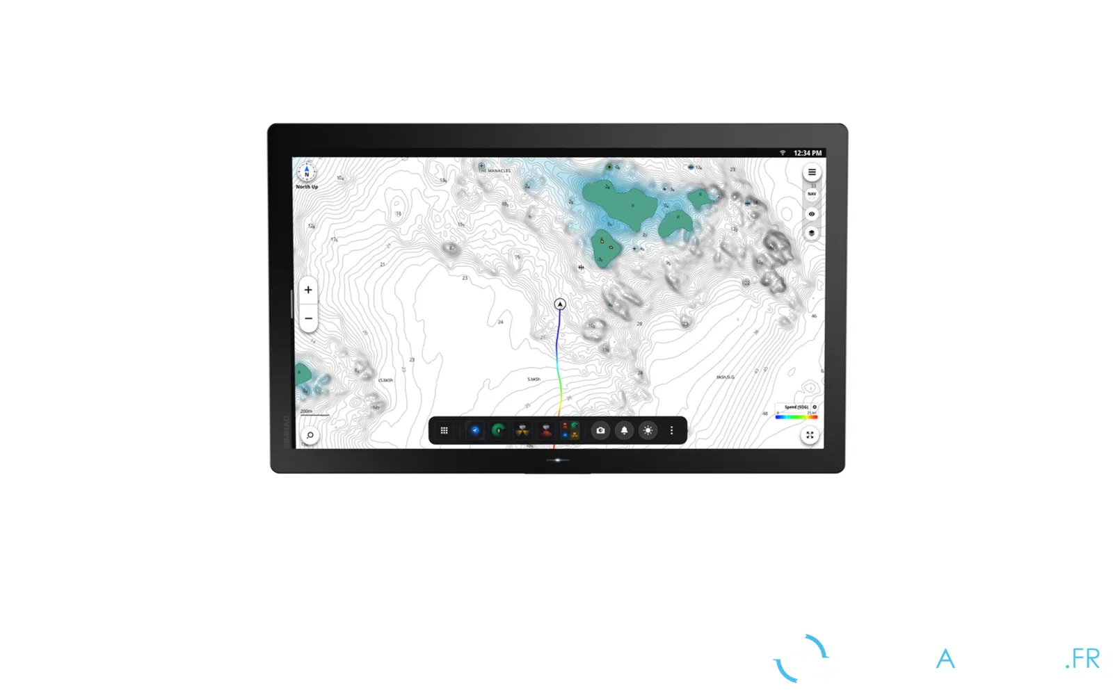 slider 0 NSO 4-24 MFD, carte de base mondiale
