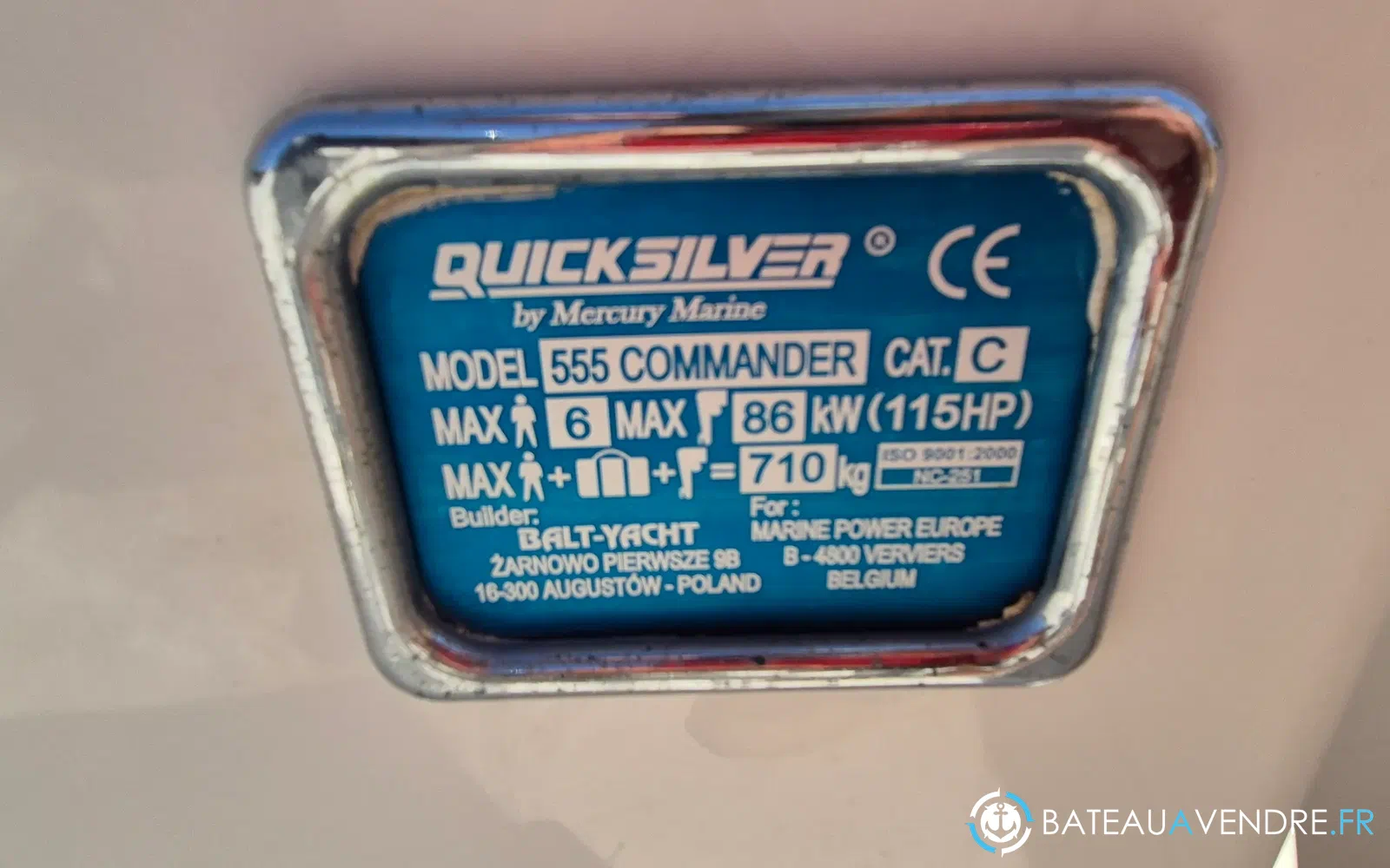 slider 8 Quicksilver 600 Commander