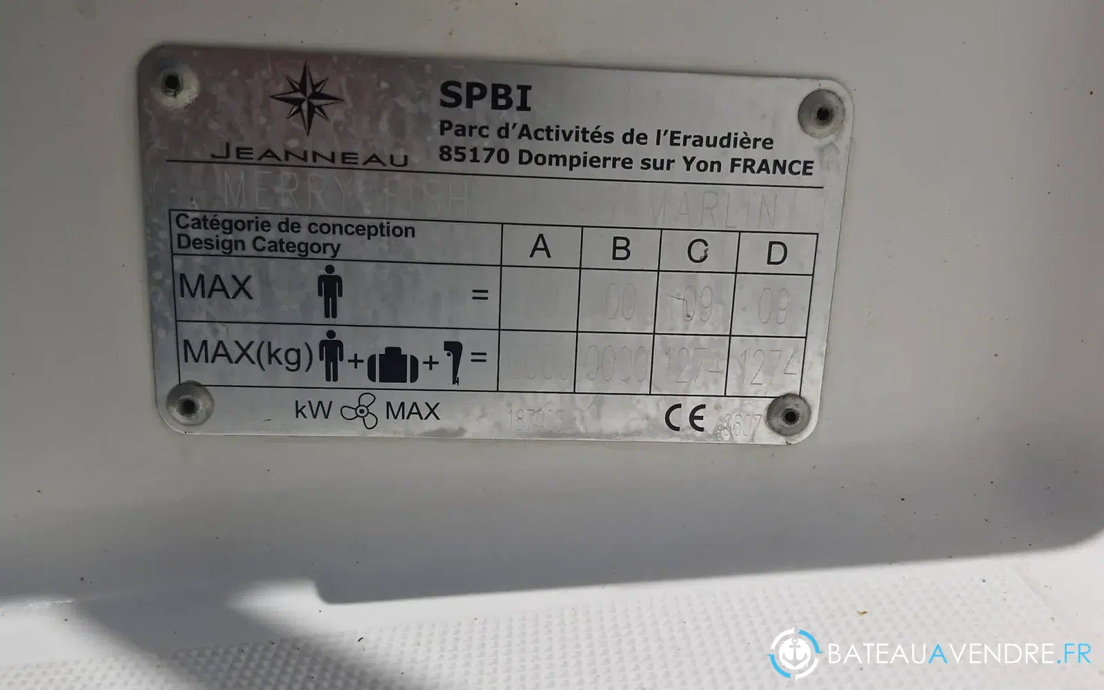 slider 24 Jeanneau Merry Fisher 795 Marlin