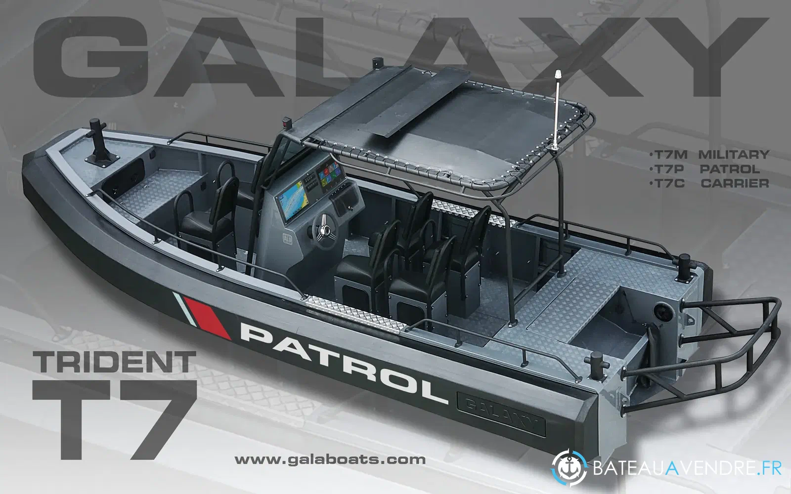 slider 9 Galaxy Trident T7