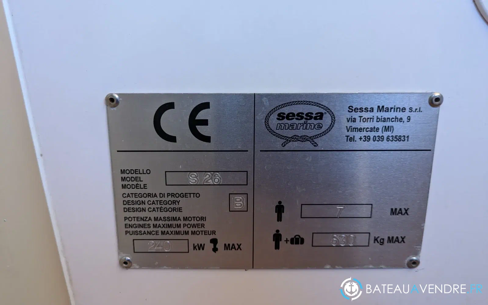 slider 20 Sessa Marine S26