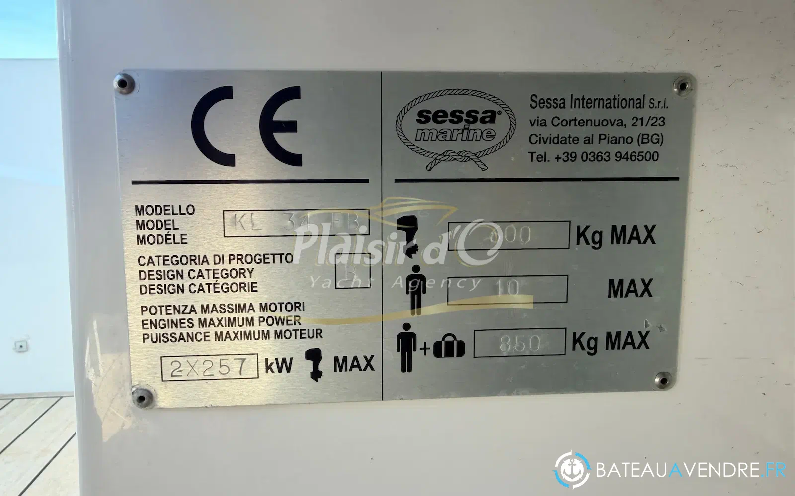 slider 34 Sessa Marine Key Largo 34
