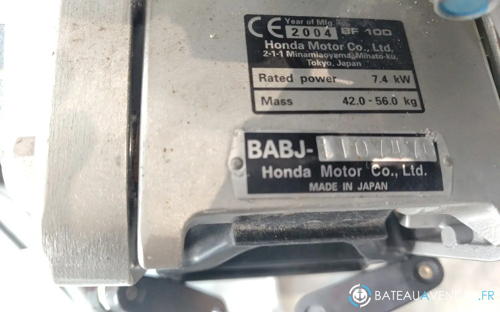 slider 6 HONDA BF10 barre franche