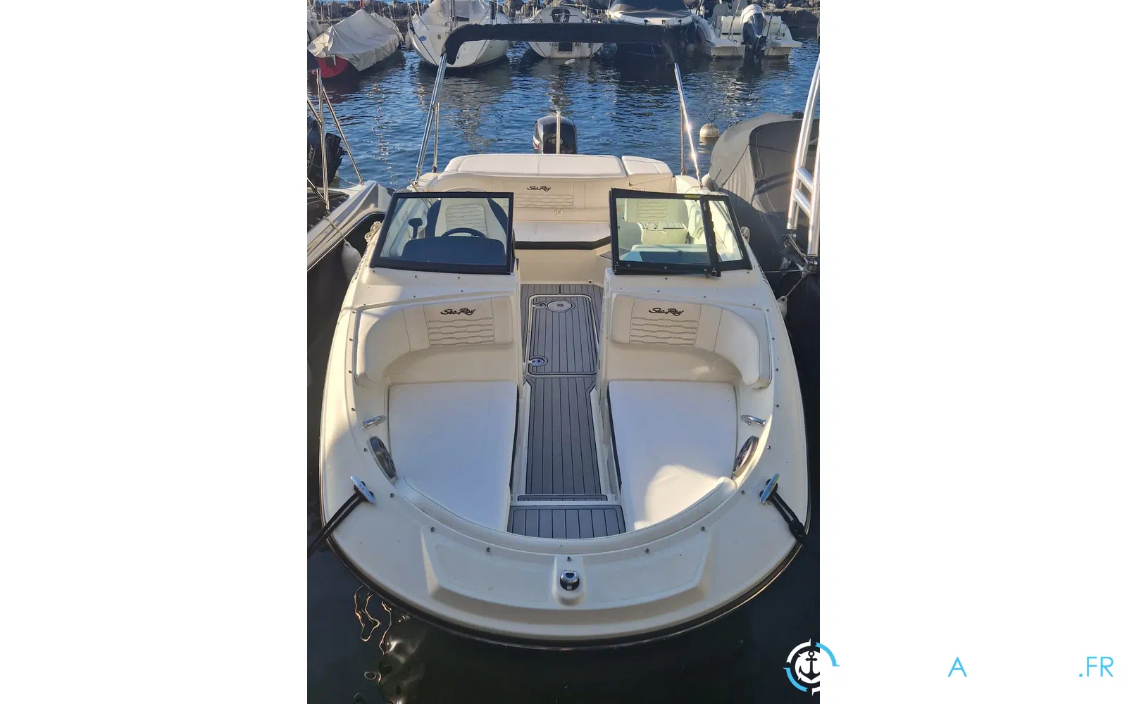 slider 5 Sea Ray Saa Ray 190 SPX + Place de port+ remorque double essieux OB