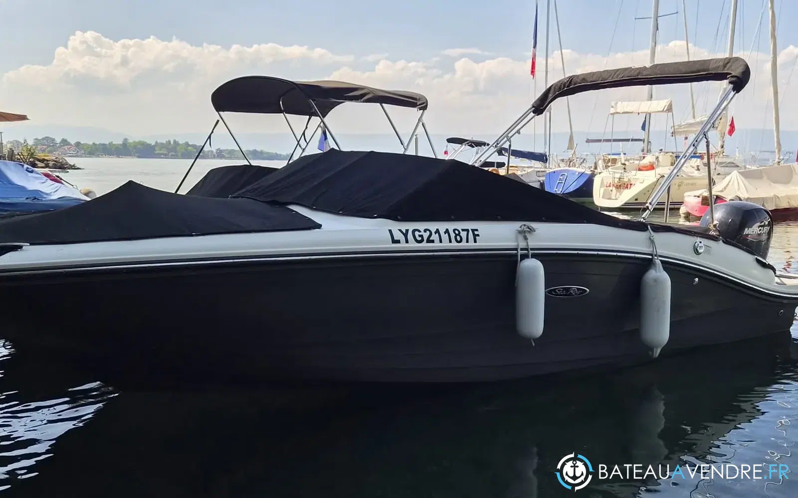 slider 2 Sea Ray Saa Ray 190 SPX + Place de port+ remorque double essieux OB