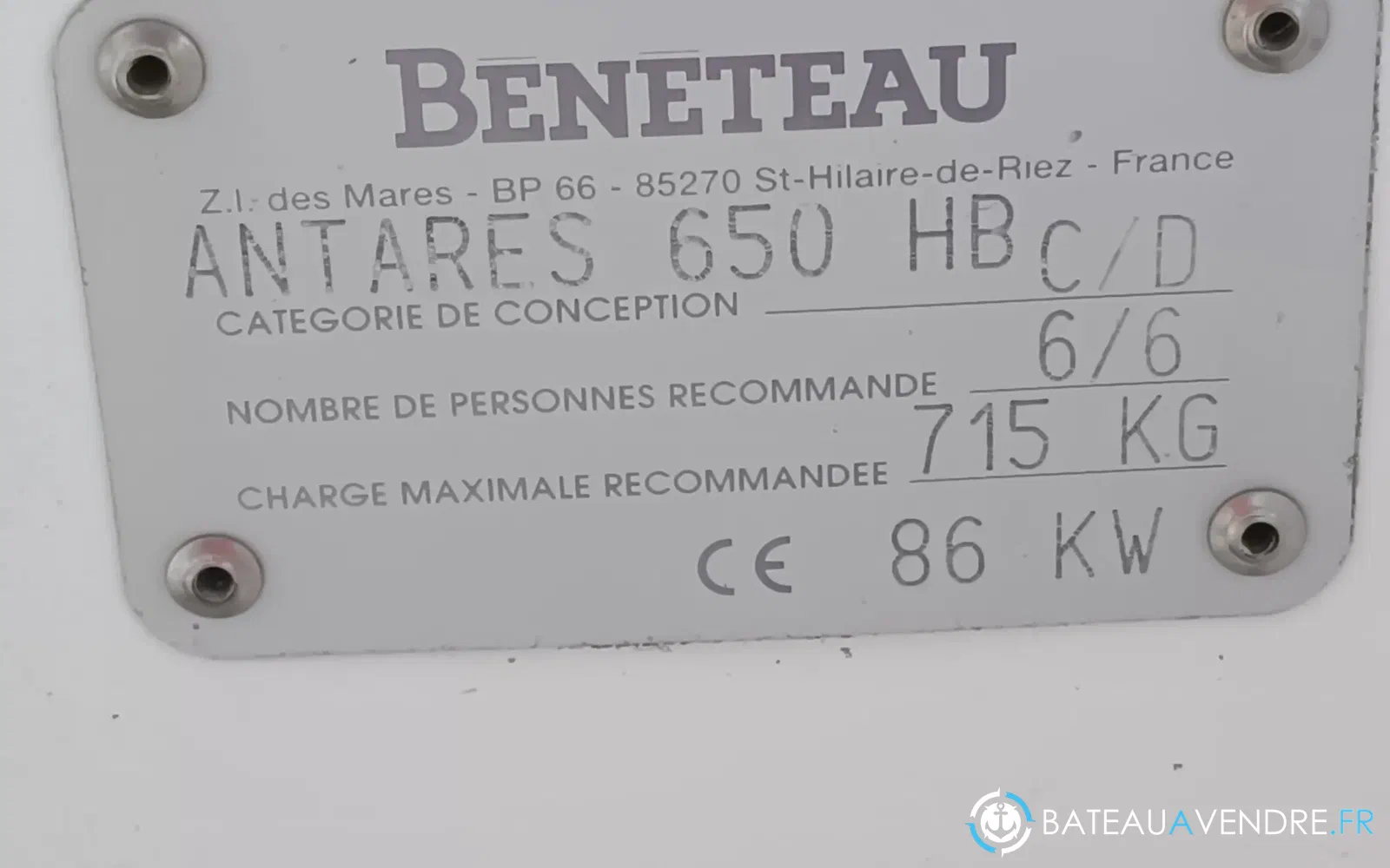 slider 6 Beneteau Antares 6.50 HB