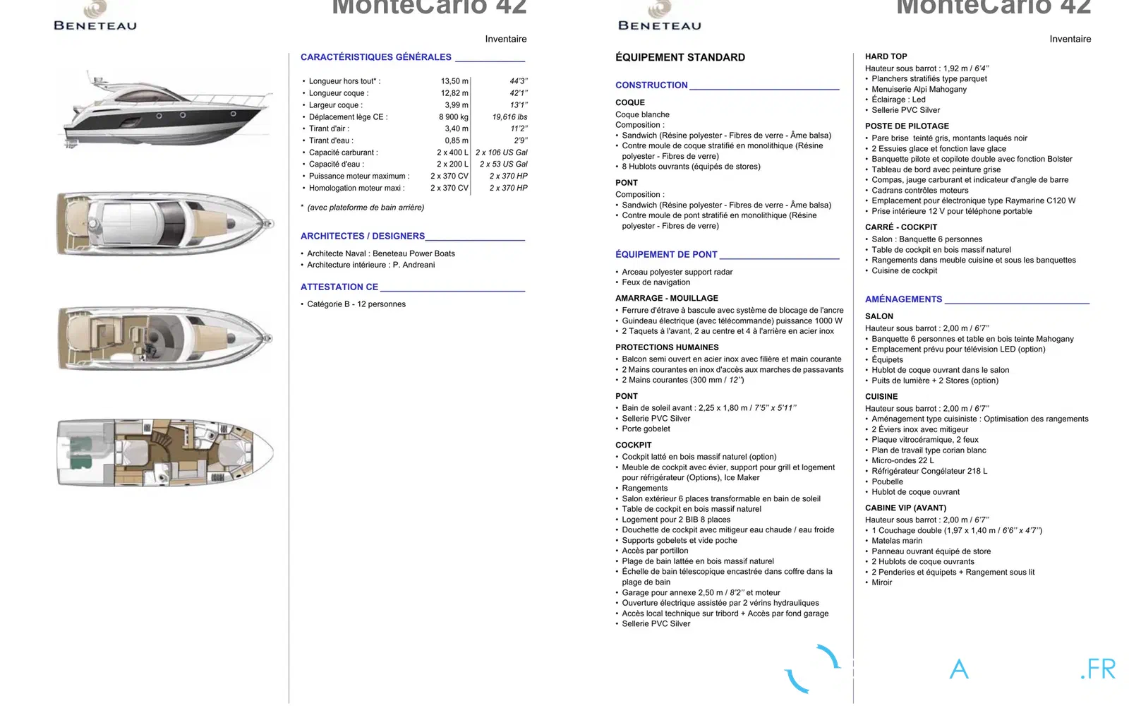 slider 25 Beneteau Monte Carlo 42