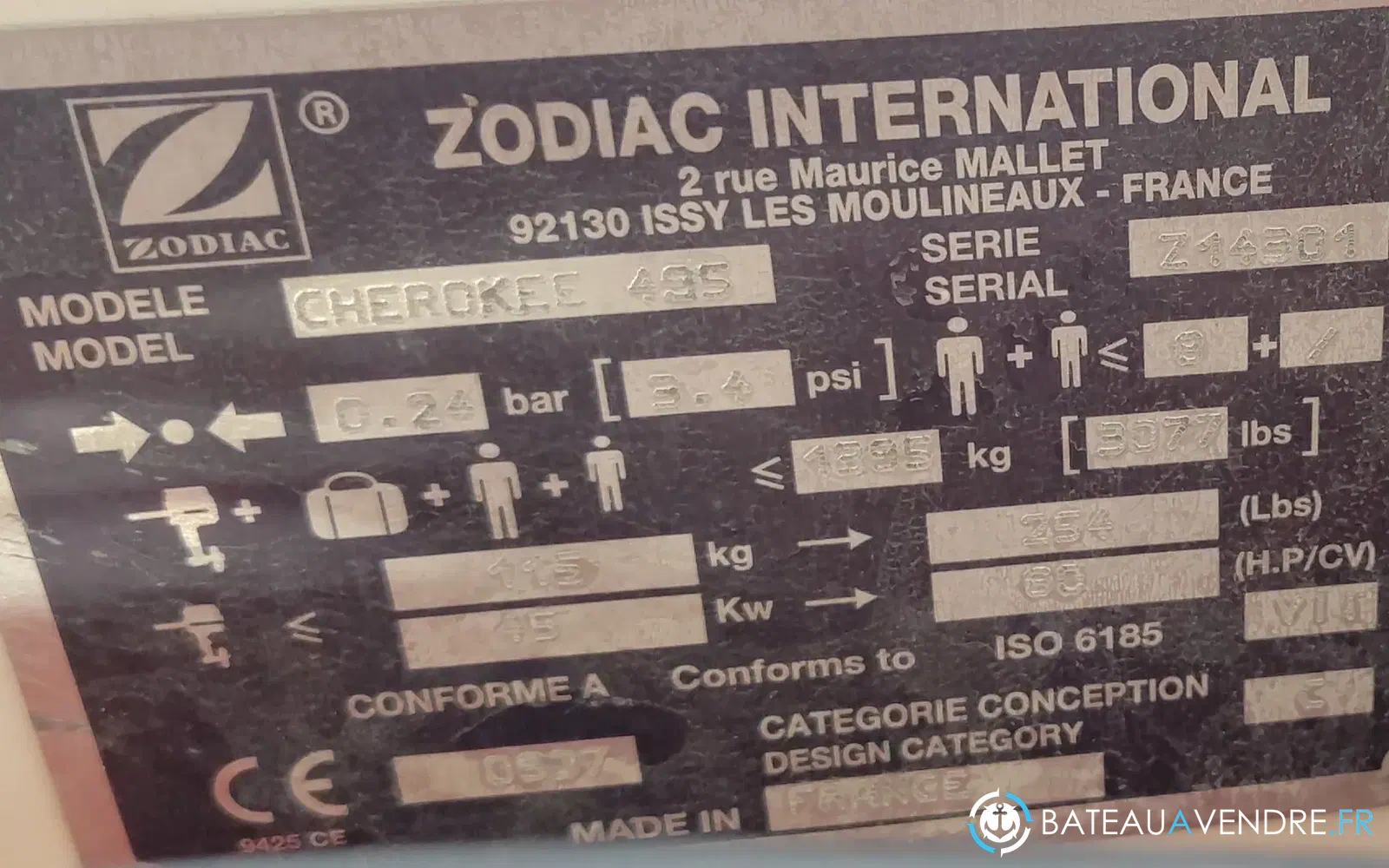 slider 14 Zodiac Cherokee 495