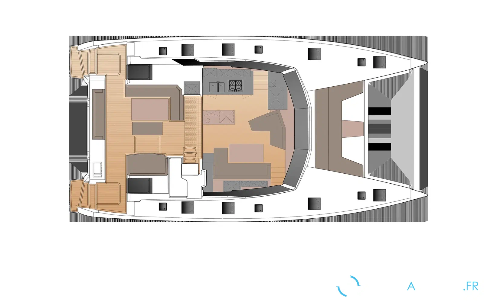 slider 36 Fountaine Pajot FP 51