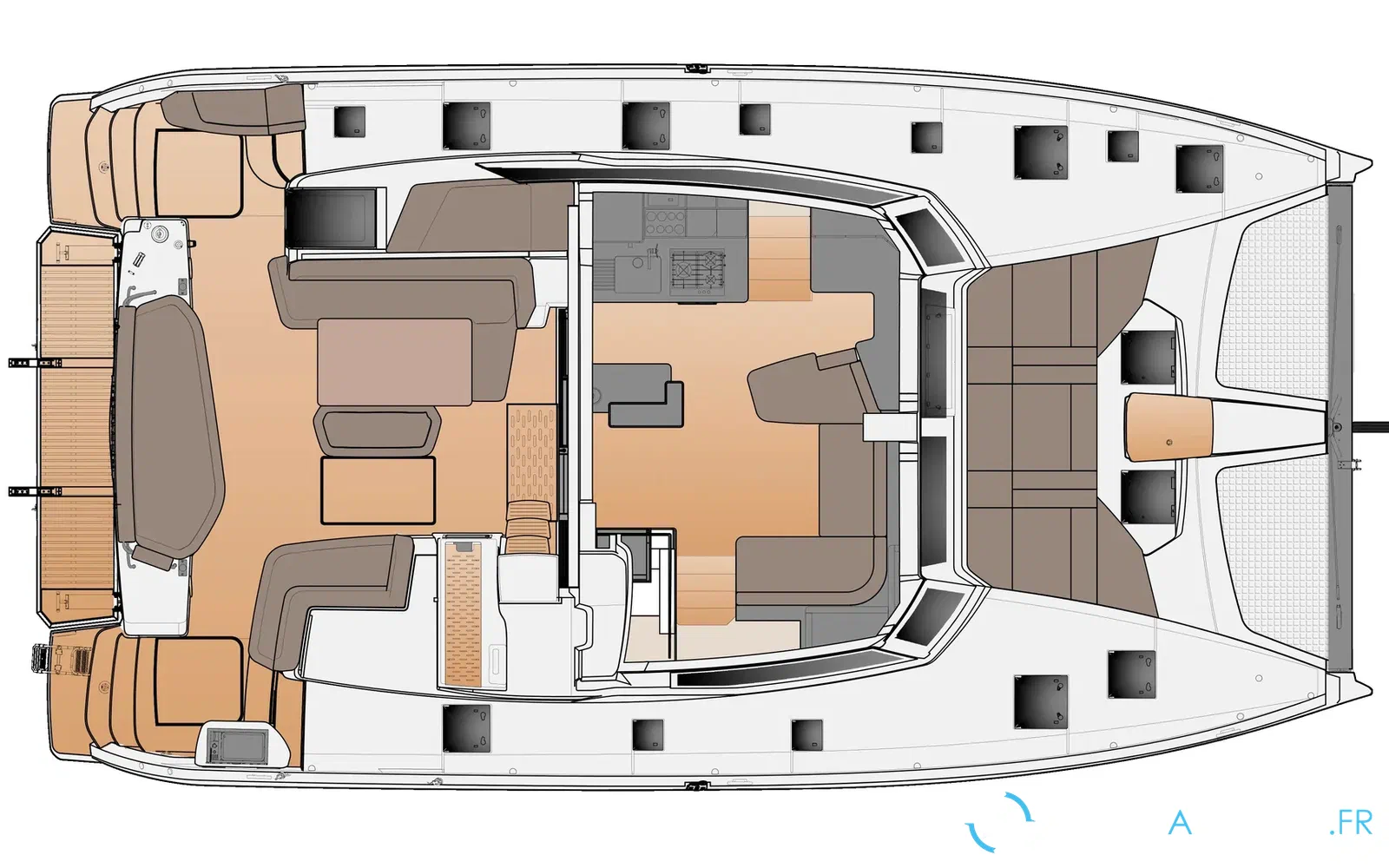 slider 45 Fountaine Pajot FP 48