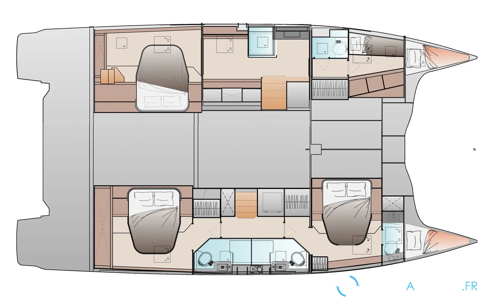slider 46 Fountaine Pajot FP 48